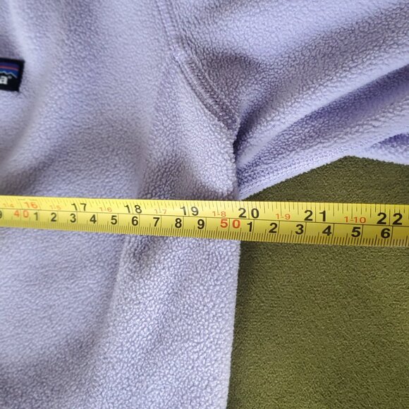 Patagonia Women Classic Microdini Jacket Lilac Lavander Preowned Size Medium - Picture 4 of 5